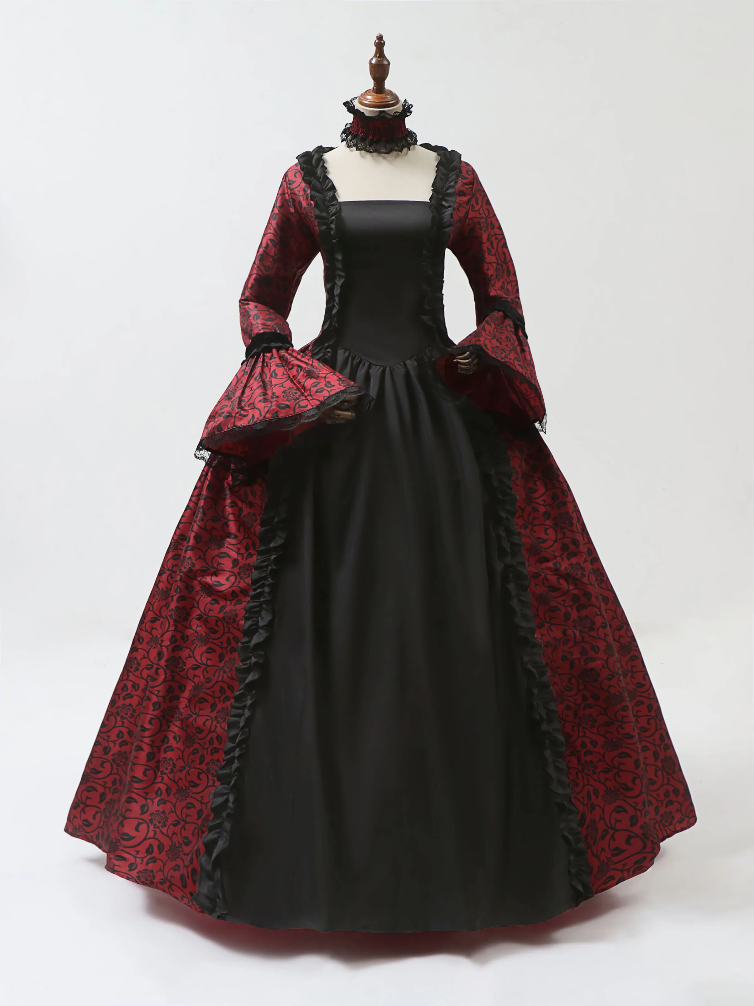 Women Formal Wear Dress - Cosplay Marie Antoinette Kleid Mittelalter Flare