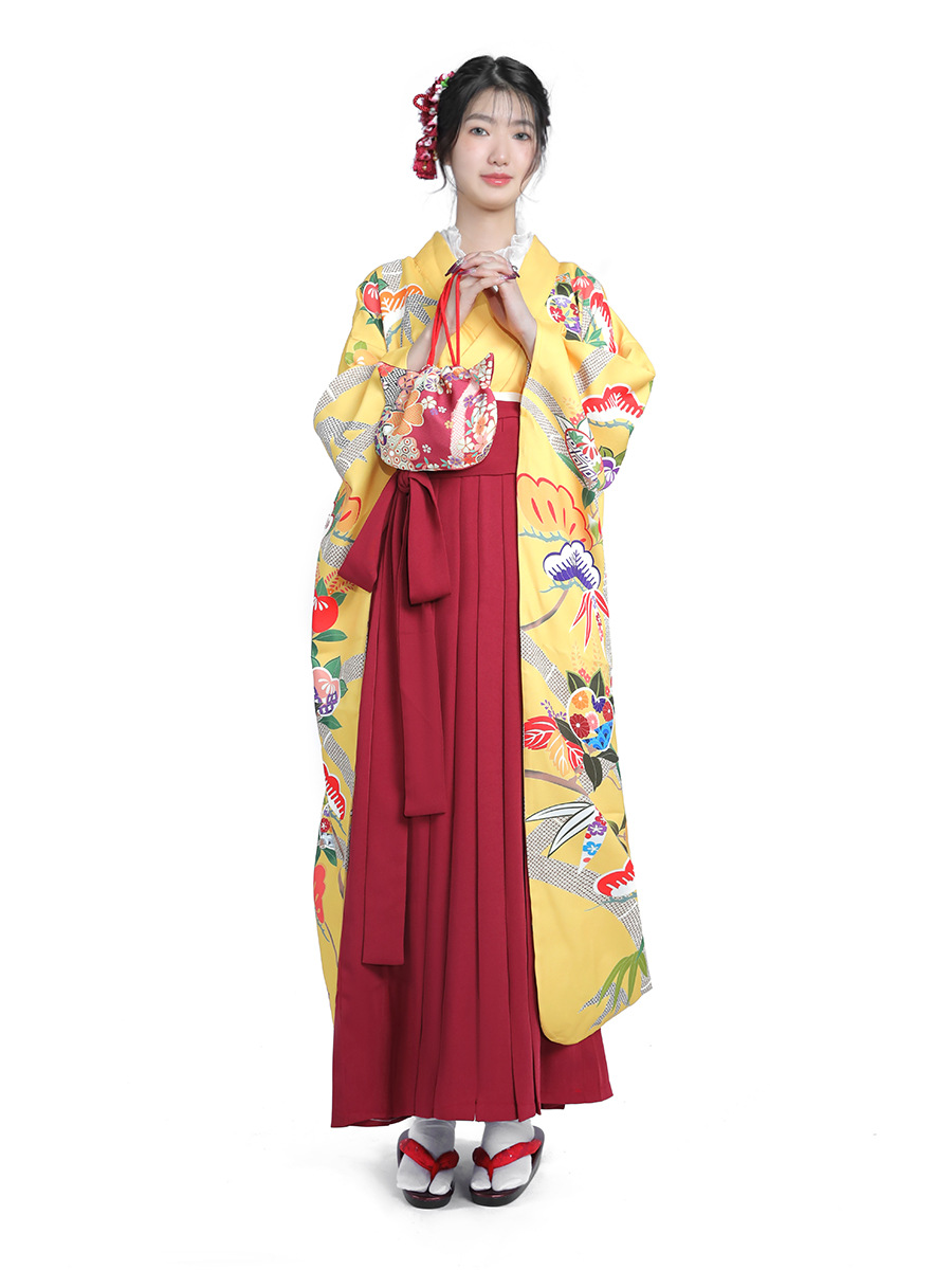 Japanese Women Formal Wear - Japanisches Kimono-Set für Damen im Wabi-Sabi-Stil,