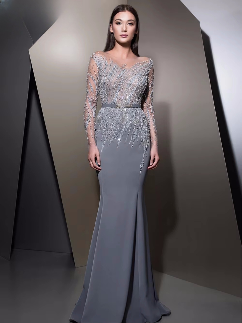GRACEPROM Illusion Langarm Abe – Women'S Formal Dinner Wear Bewertung und Preis