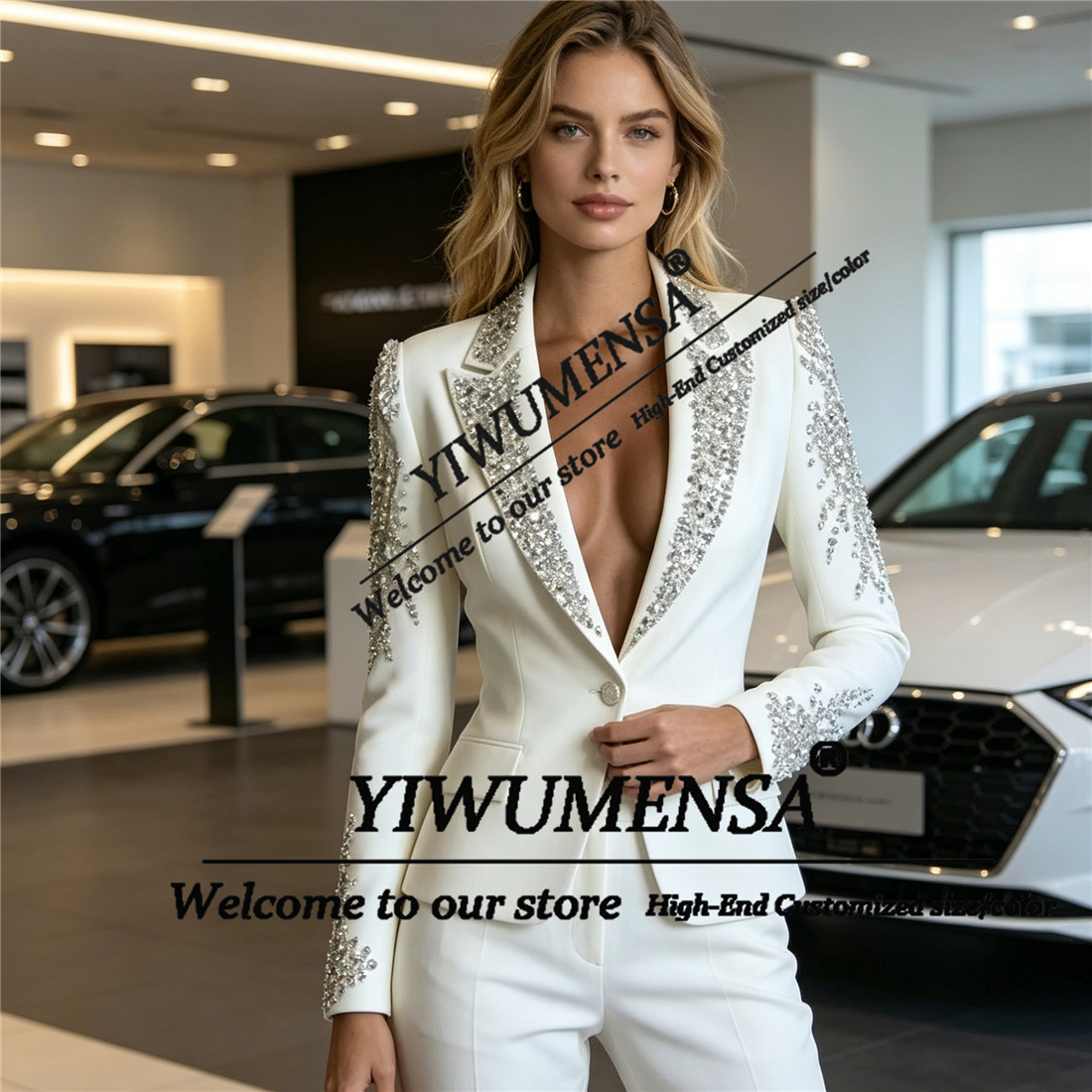 Luxuriöse Damenanzüge 2-teilig – Formal Wear Women Us Bewertung und Preis