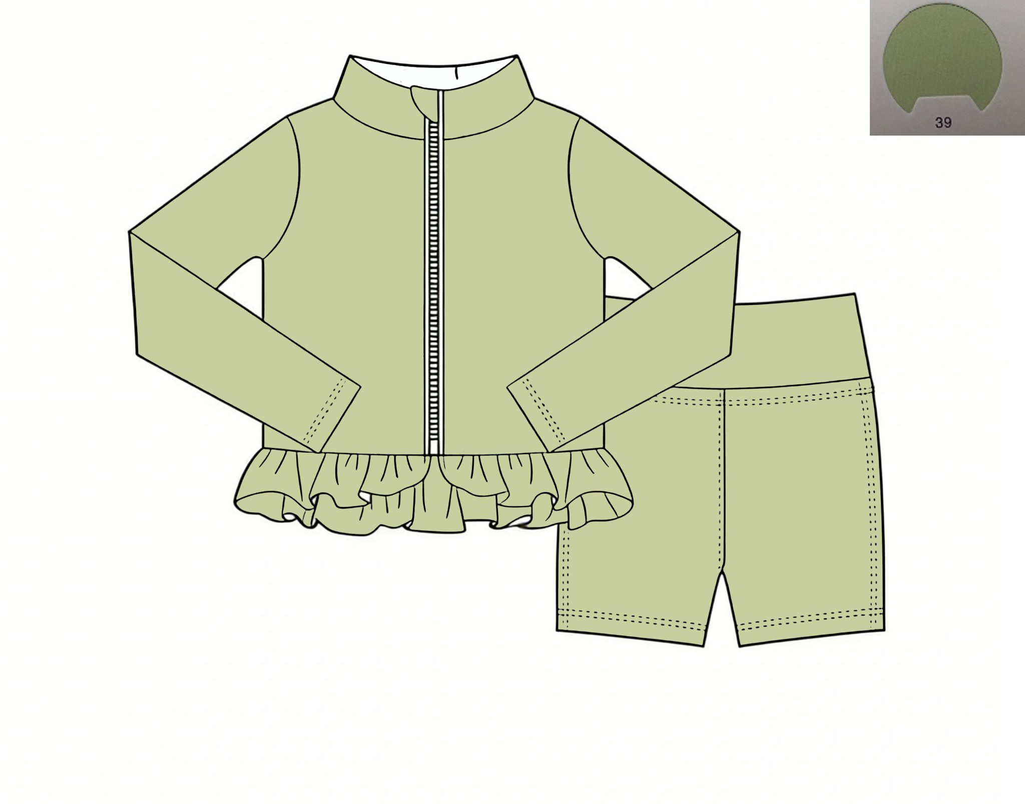 Einfarbiges Yoga-Outfit für Mä – Monochrome Suit Set Bewertung und Preis