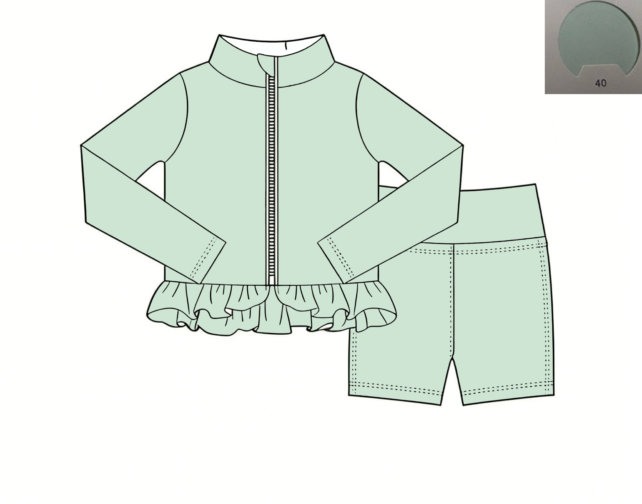 Einfarbiges Yoga-Outfit für Mä – Monochrome Suit Set Bewertung und Preis