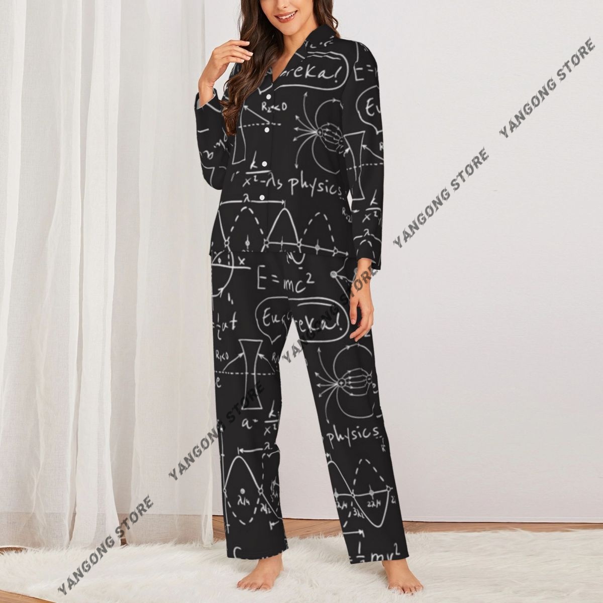 Frauen Nachtwäsche Pyjamas Wis – Monochrome Suit Set Bewertung und Preis
