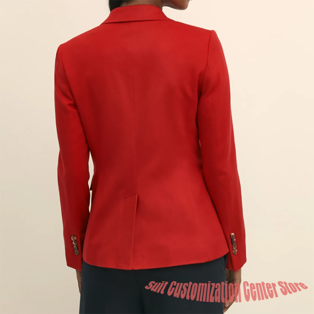 Marineblaue Wollkleidung für D – Women'S Formal Wear Pants Suit Bewertung und Preis