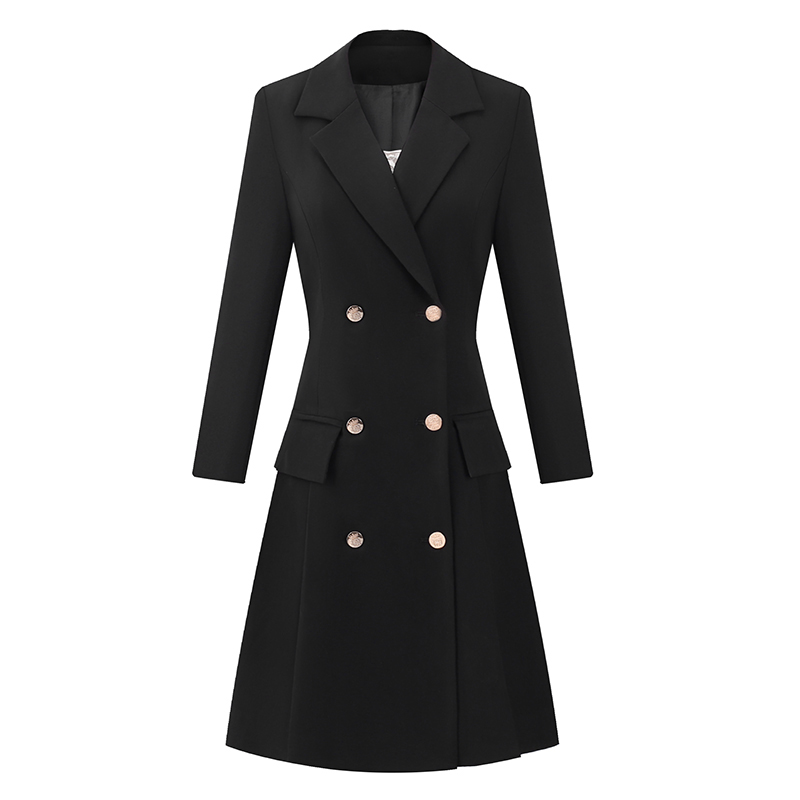 Schwarzes Berufsanzugkleid Hig – Women Formal Wear Trends Bewertung und Preis