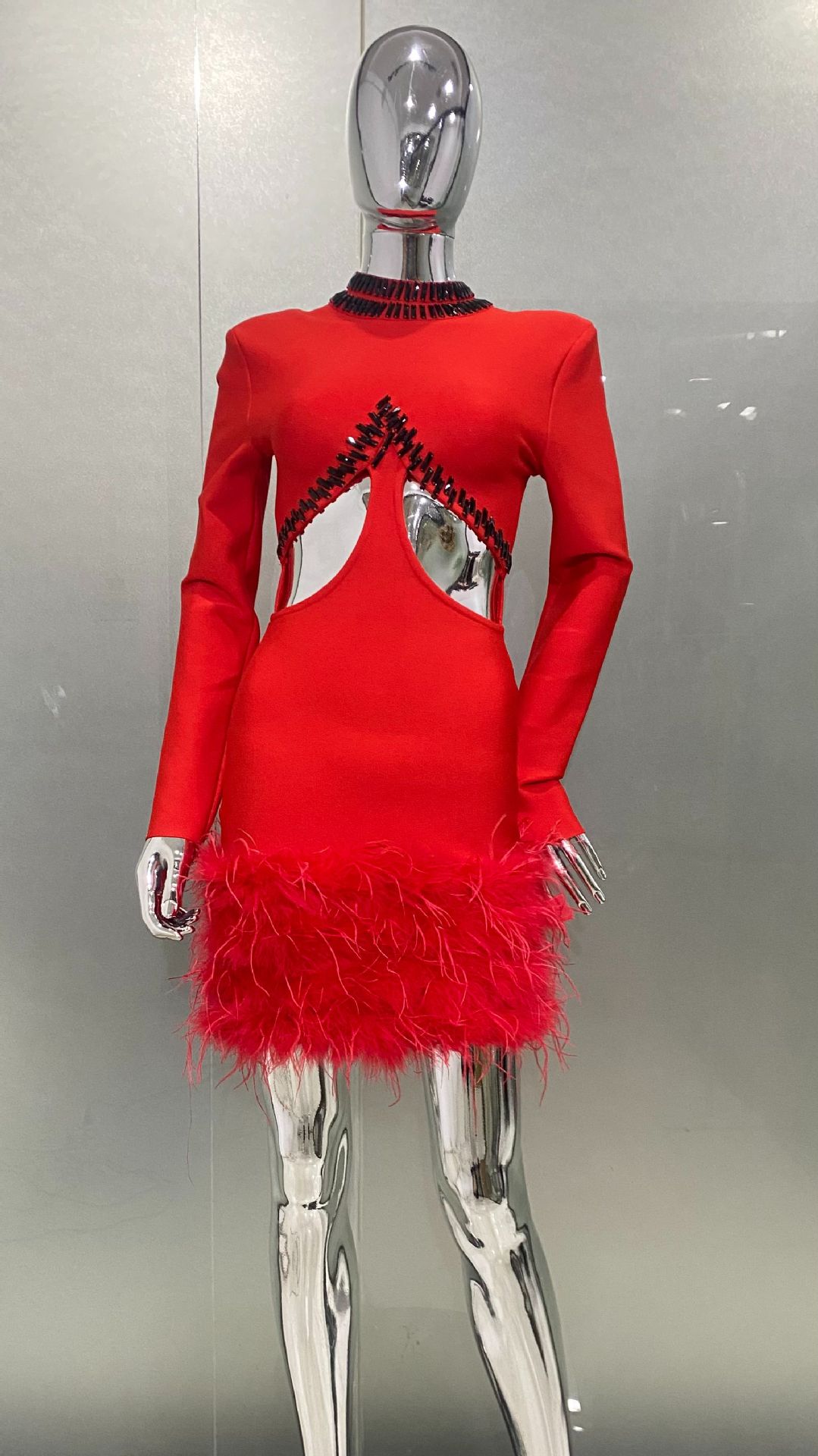 2026 Luxuriöses Straußenfeder- – Women'S Formal Dinner Wear Bewertung und Preis