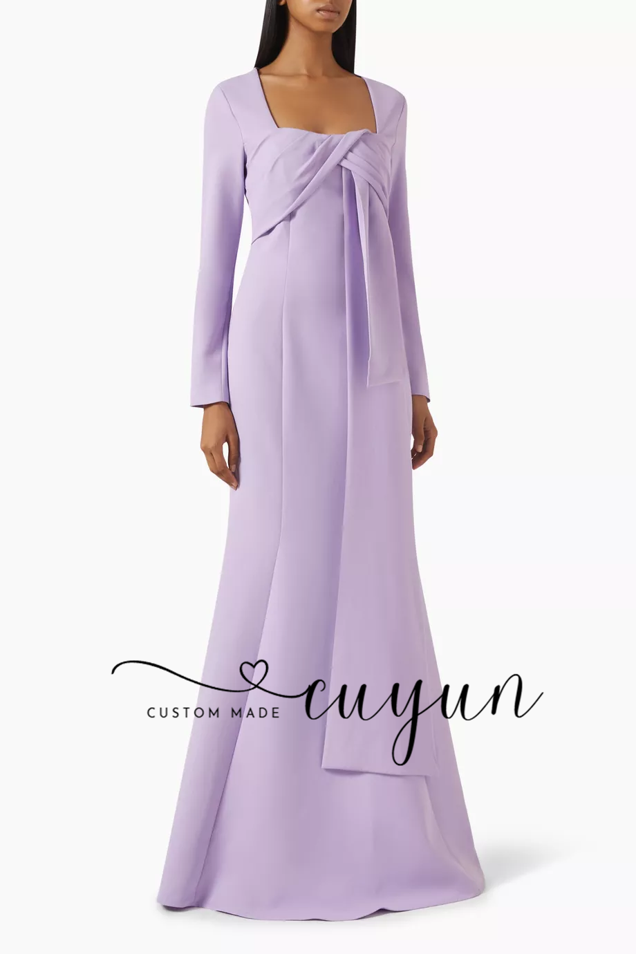CUYUN Maßgeschneiderte Lavende – Women'S Formal Dinner Wear Bewertung und Preis