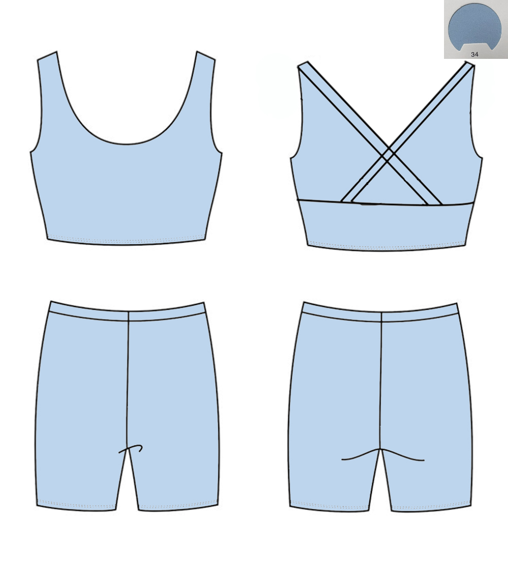 Einfarbiger Yoga-Anzug mit Rüc – Monochrome Suit Set Bewertung und Preis