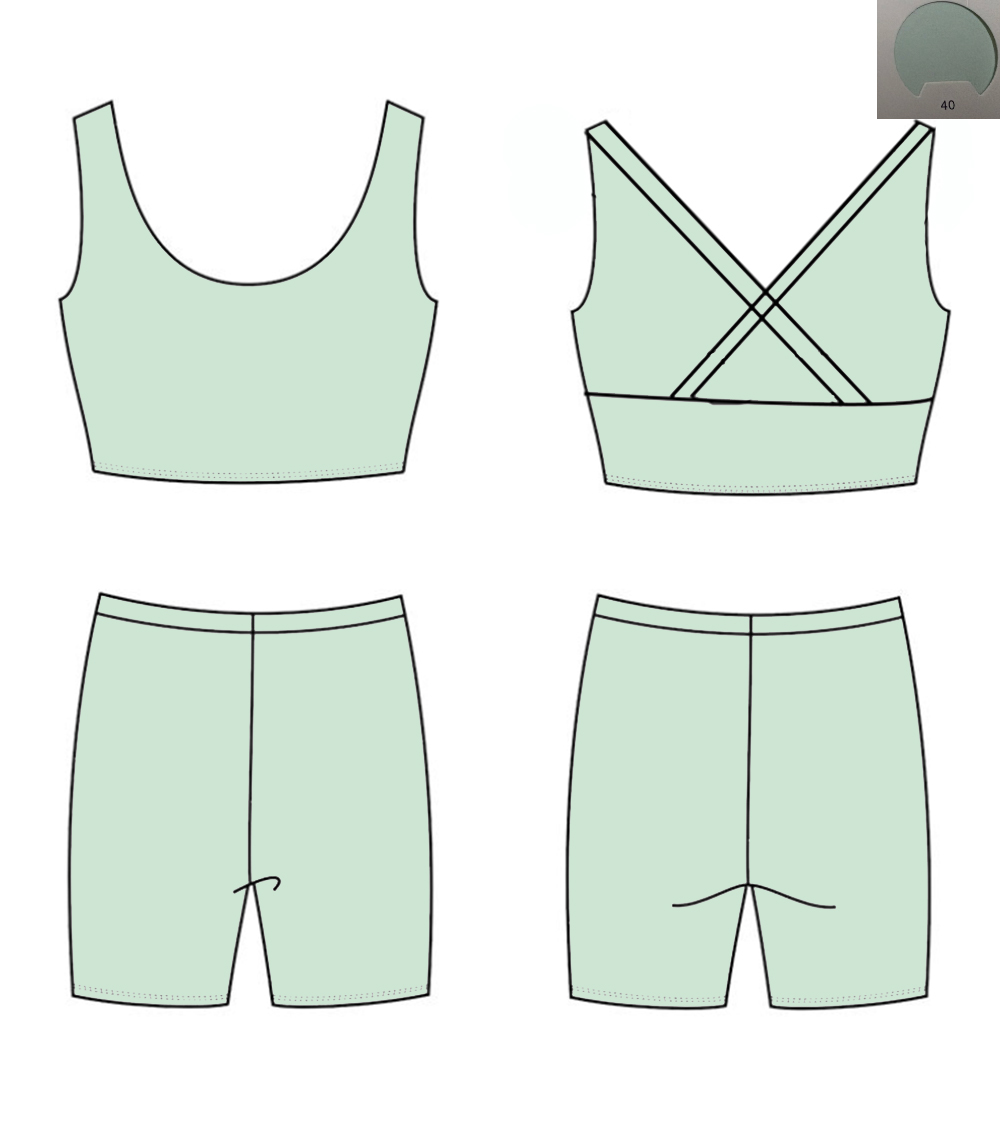 Einfarbiger Yoga-Anzug mit Rüc – Monochrome Suit Set Bewertung und Preis