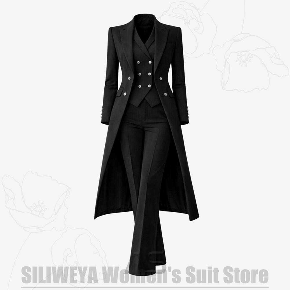 Damenanzug 3-teilig Doppelreih – Women Luxury Formal Wear Bewertung und Preis