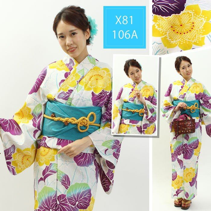 Japanisches Kimono-Yukata-Set  – Japanese Women Formal Wear Bewertung und Preis