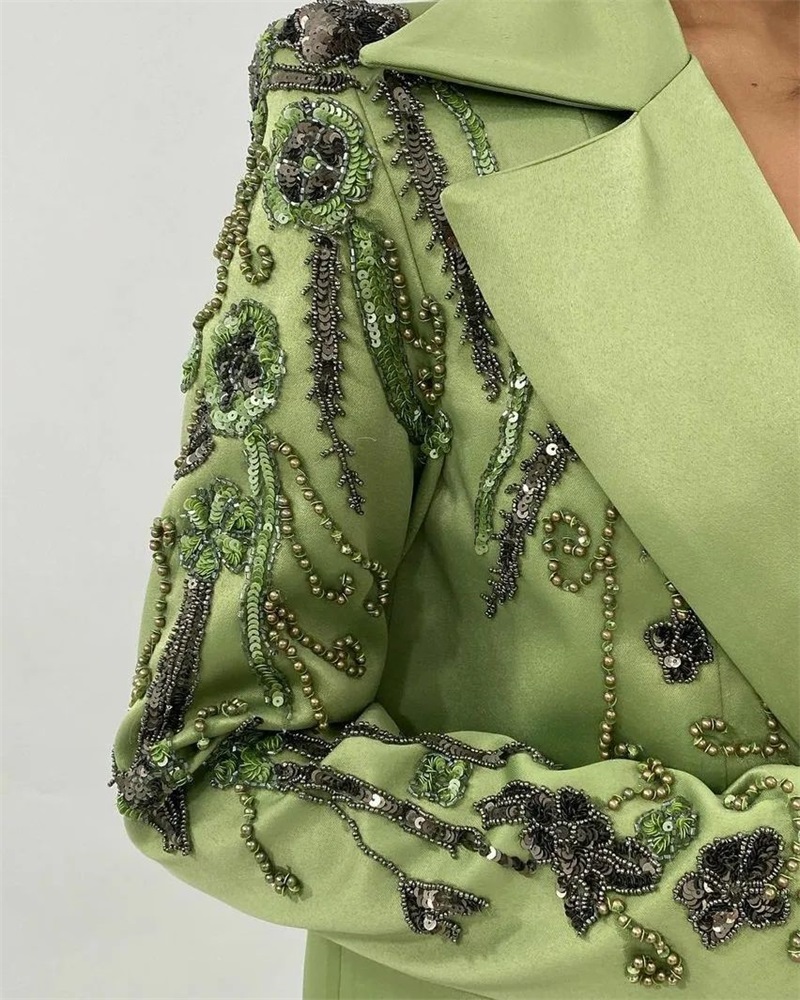 Designer-Damenanzüge aus grüne – Women Luxury Formal Wear Bewertung und Preis