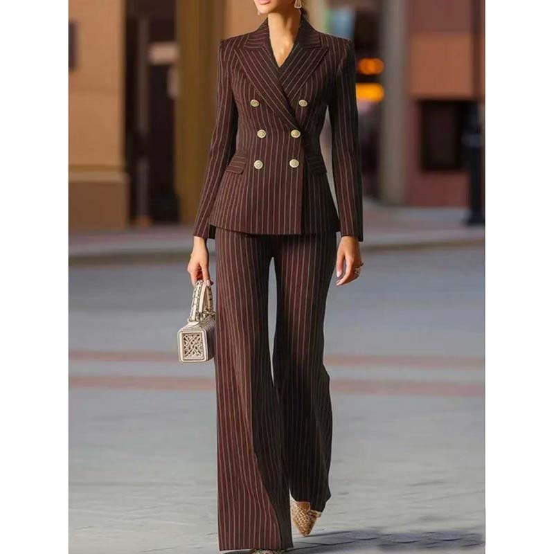 Herbst Hosenanzug Damen Gestre – Women'S Formal Wear Pants Suit Bewertung und Preis