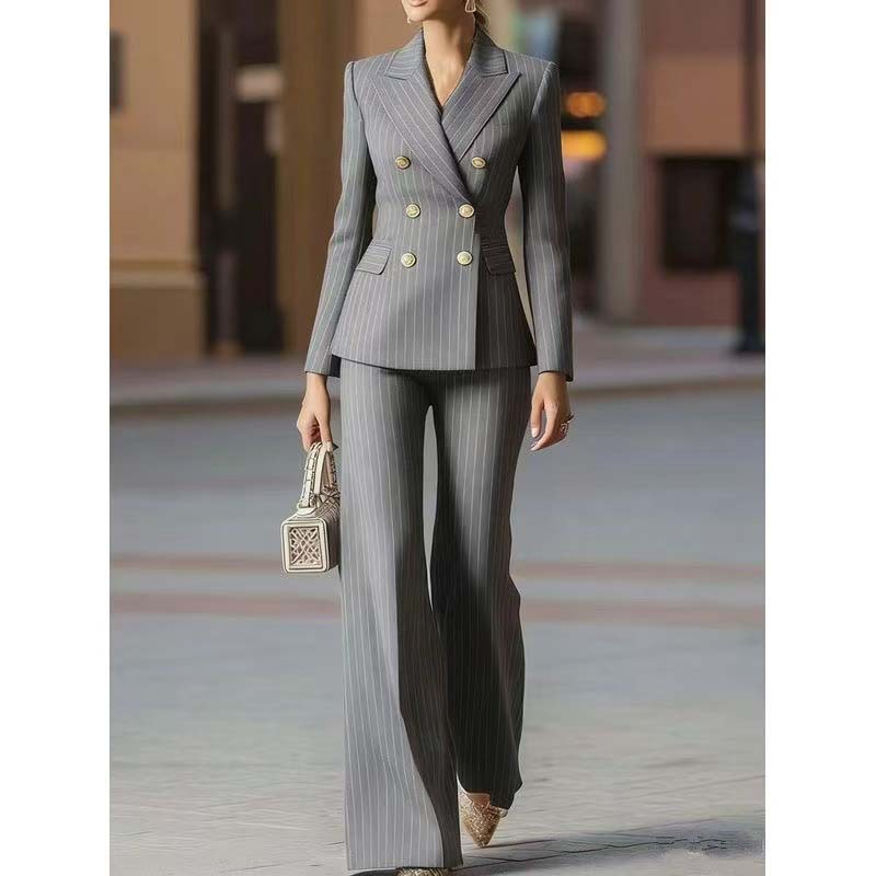 Herbst Hosenanzug Damen Gestre – Women'S Formal Wear Pants Suit Bewertung und Preis