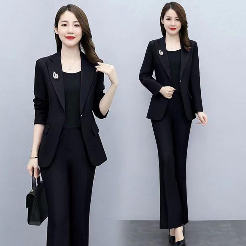 2-teiliges Damen-Anzug-Set mit – Women'S Formal Wear Pants Suit Bewertung und Preis