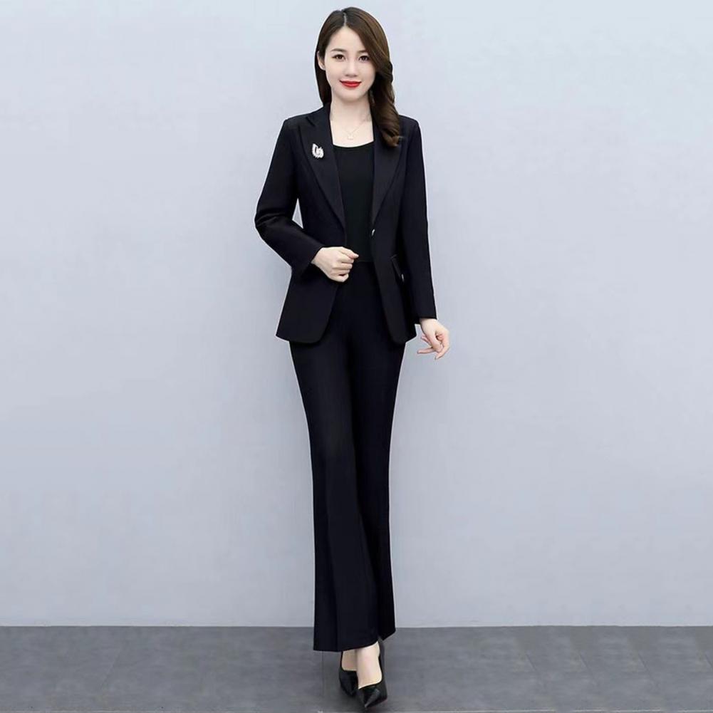 2-teiliges Damen-Anzug-Set mit – Women'S Formal Wear Pants Suit Bewertung und Preis
