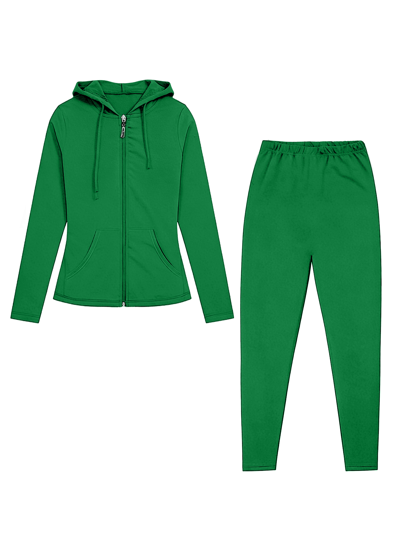 Einfarbiges Sportset mit Reißv – Monochrome Suit Set Bewertung und Preis