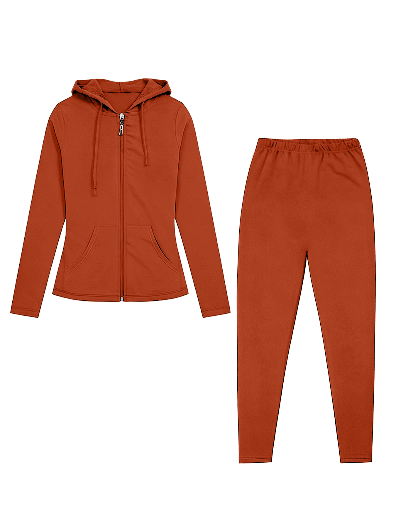 Einfarbiges Sportset mit Reißv – Monochrome Suit Set Bewertung und Preis