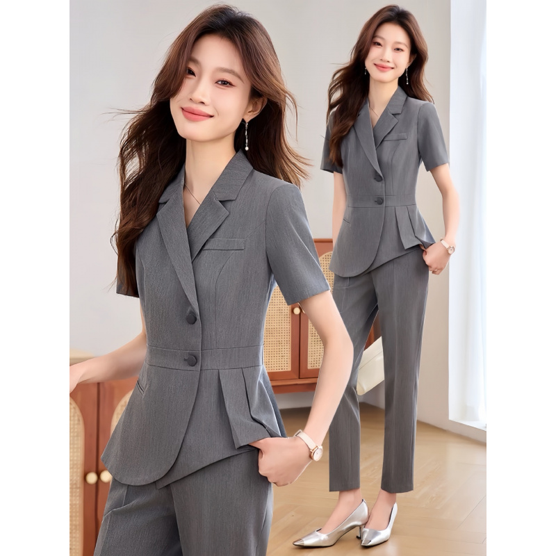 Marineblauer, dünner Damen-Bus – Women'S Formal Wear Pants Suit Bewertung und Preis