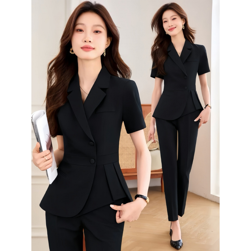 Marineblauer, dünner Damen-Bus – Women'S Formal Wear Pants Suit Bewertung und Preis