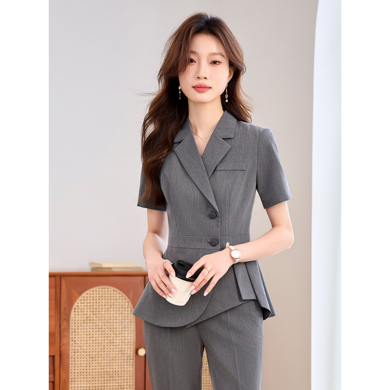 Marineblauer, dünner Damen-Bus – Women'S Formal Wear Pants Suit Bewertung und Preis